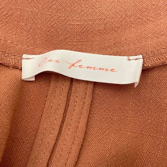 Ces Femme Dress Women’s size Small shapeless minimalist Orange peach pockets - Picture 4 of 9